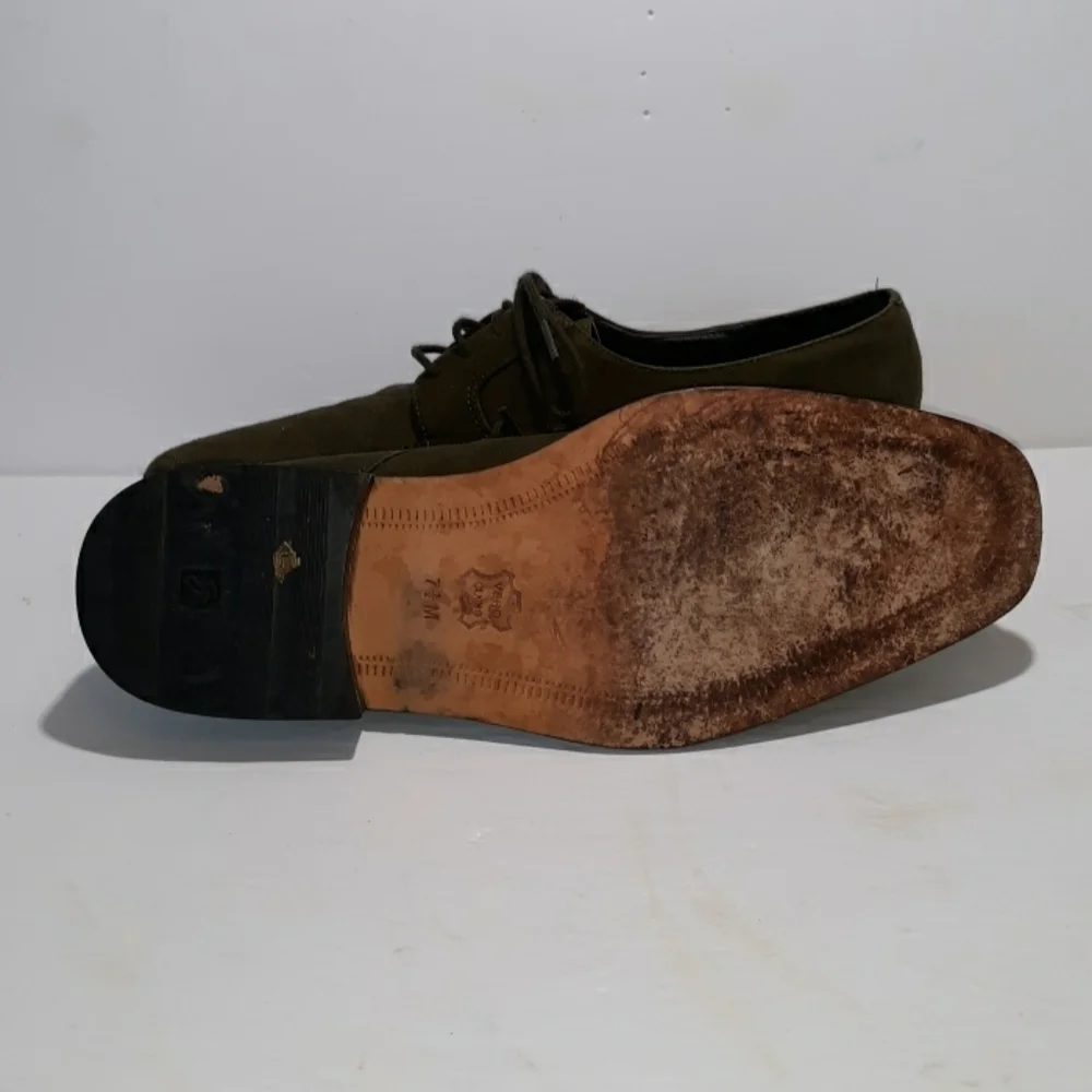 Giorgio Brutini green 100% leather dress shoes 7.5